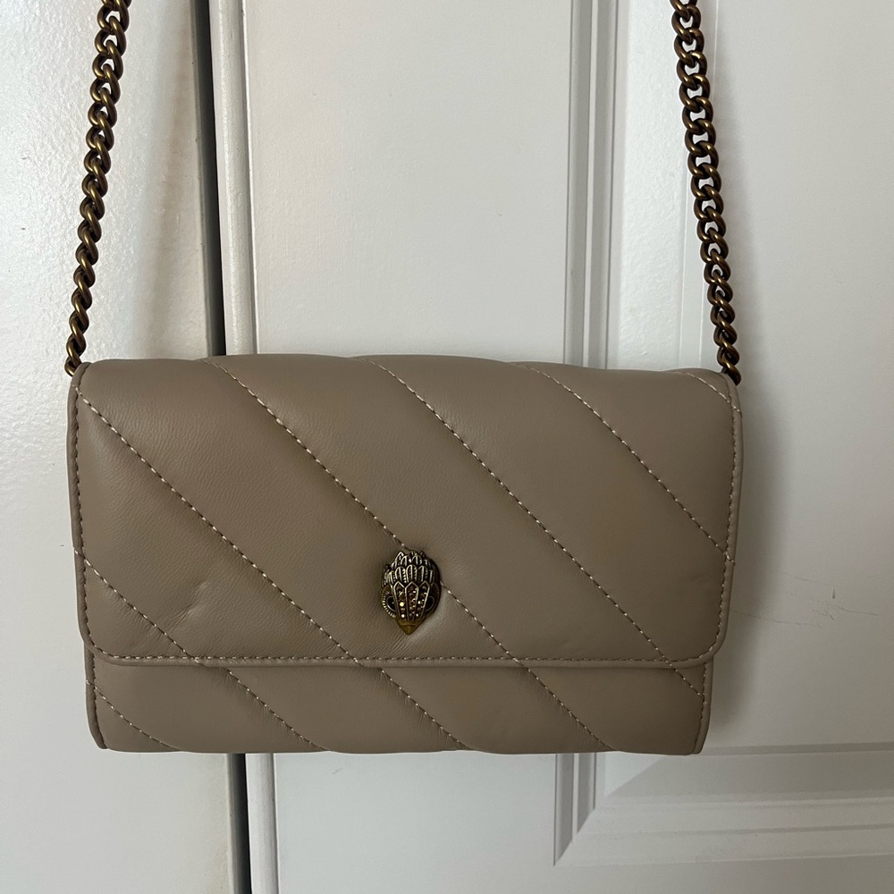 Kurt Geiger Cream Crossbody Wallet